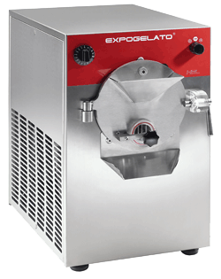 Mantecadora horizontal Expogelato de acero inoxidable